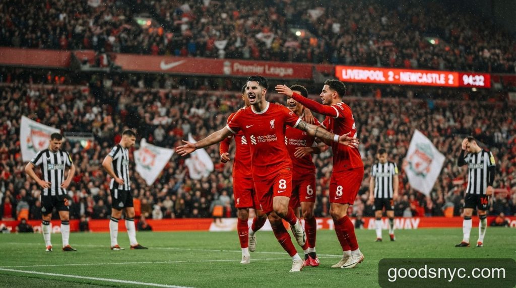 Ngoại hạng Anh 2026/27: Liverpool thoát hiểm ngoạn mục trước Newcastle trong ngày ra quân