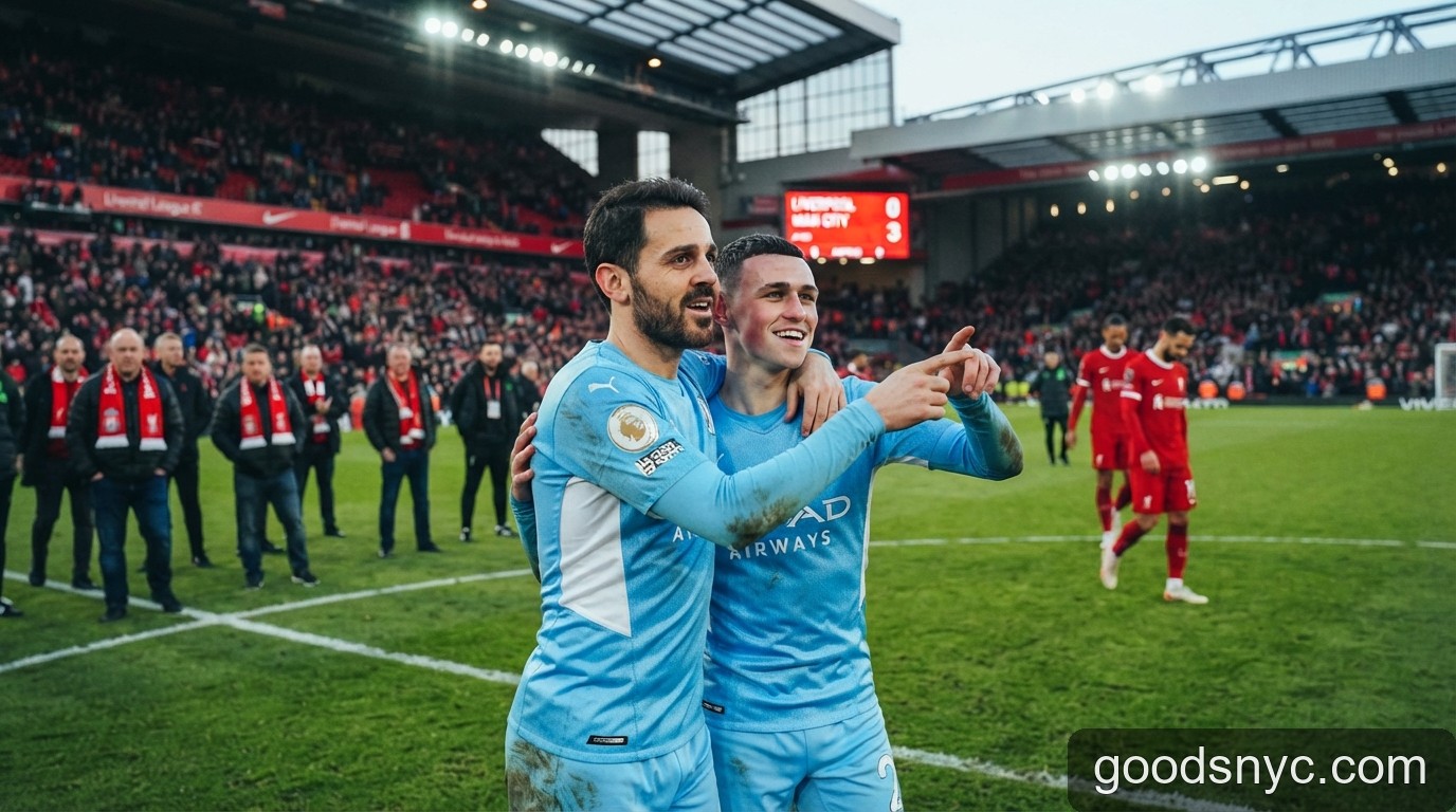 Ngoại hạng Anh: Man City hủy diệt Liverpool 3-0, khẳng định sức mạnh tuyệt đối - 2